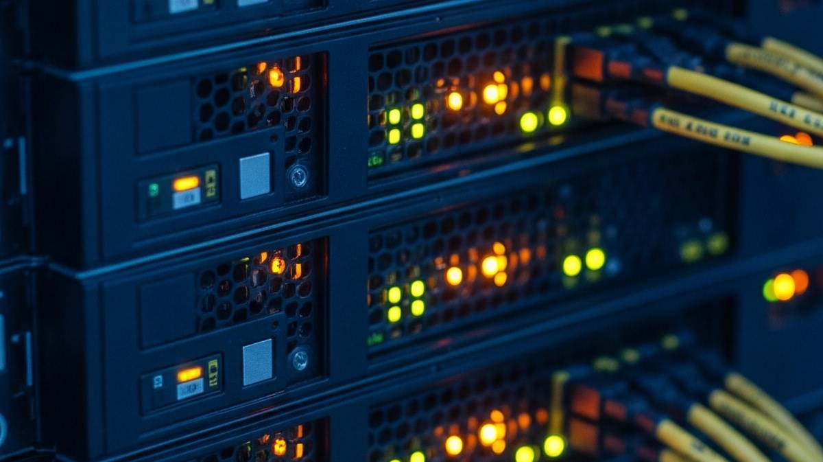 Server rack i datacenter